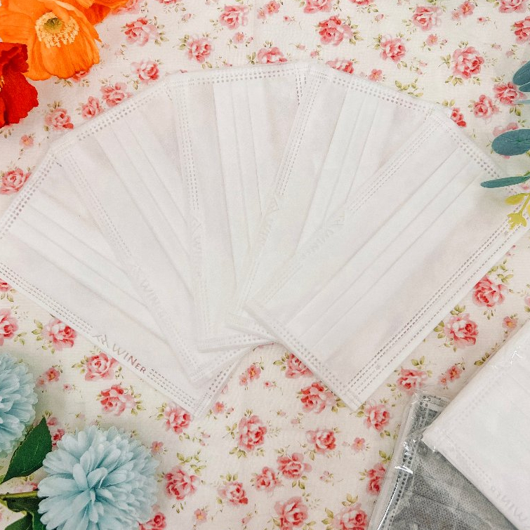 [Combo 10 hộp] Khẩu trang y tế 4 lớp WINER lọc khuẩn hiệu quả (50 cái/ hộp)