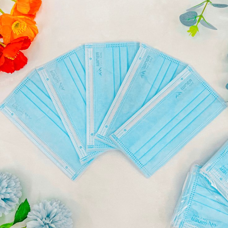 [Combo 10 hộp] Khẩu trang y tế 4 lớp WINER lọc khuẩn hiệu quả (50 cái/ hộp)