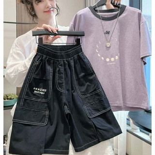 Quần short lửng bé trai big size co giãn tốt form rộng hàng Quảng Châu cao cấp
