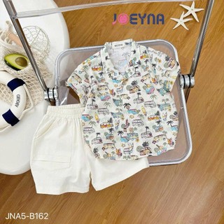 Set Đi Biển Bé Trai Họa Tiết Ôtô Cây Dừa Siêu Hot JOEYNA- Chất Liệu Cao Cấp Mềm Thấm Hút Mồ Hôi
