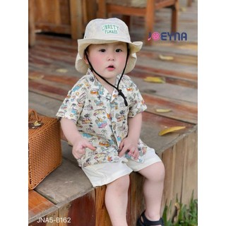 Set Đi Biển Bé Trai Họa Tiết Ôtô Cây Dừa Siêu Hot JOEYNA- Chất Liệu Cao Cấp Mềm Thấm Hút Mồ Hôi