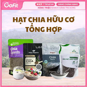 Hạt Chia Absolute Organic 200g/250g/500g - Hạt Chia Nguyên Chất, Độ Tinh Khiết Cao, Eatclean