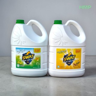 Nước Lau Sàn Sinh Thái SWAT 4Kg Hương Thảo Mộc / Hoa Ylang Dịu Nhẹ Bảo Vệ Da Tay