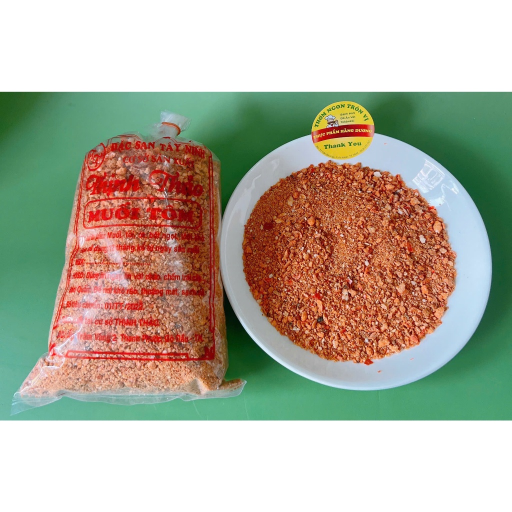 500g Muối Tôm Tây Ninh dạng Hạt loại đặc biệt