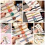 Set 100 Chun buộc tóc hoa cúc nhiều màu pastel hottrend Qiqishop