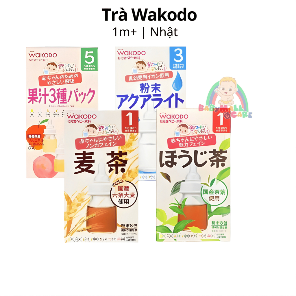 Trà Wakodo Bổ Sung Vitamin Và Khoáng Chất Cần Thiết Cho Bé Từ 1 Tháng Tuổi | Babymall & Care