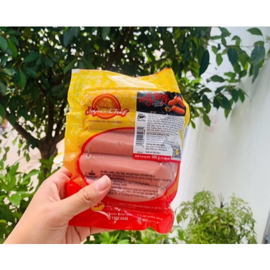 500g Xúc xích Đức Zing Zing gói 10 cây
