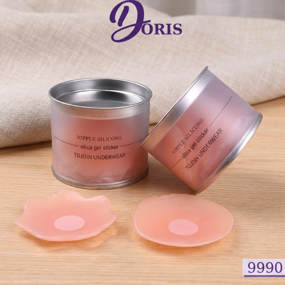 Miếng Dán Ngực Silicon Siêu Bám Dính – Áo Dán Ngực Tái Sử Dụng, Mặc Váy Hở Lưng DORIS 999