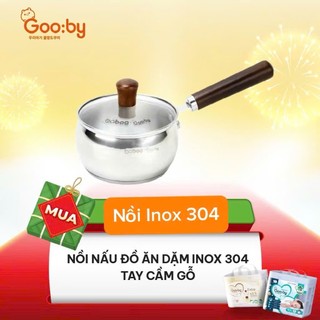 Nồi Inox Gooby Nấu Bột, Đồ Ăn Dặm Cho Bé