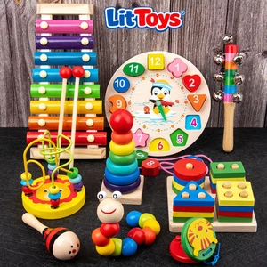 Đồ Chơi Giáo Dục Montessori 6 Món ToysLit Giúp Bé Phát Triển Tư Duy & Khéo Tay
