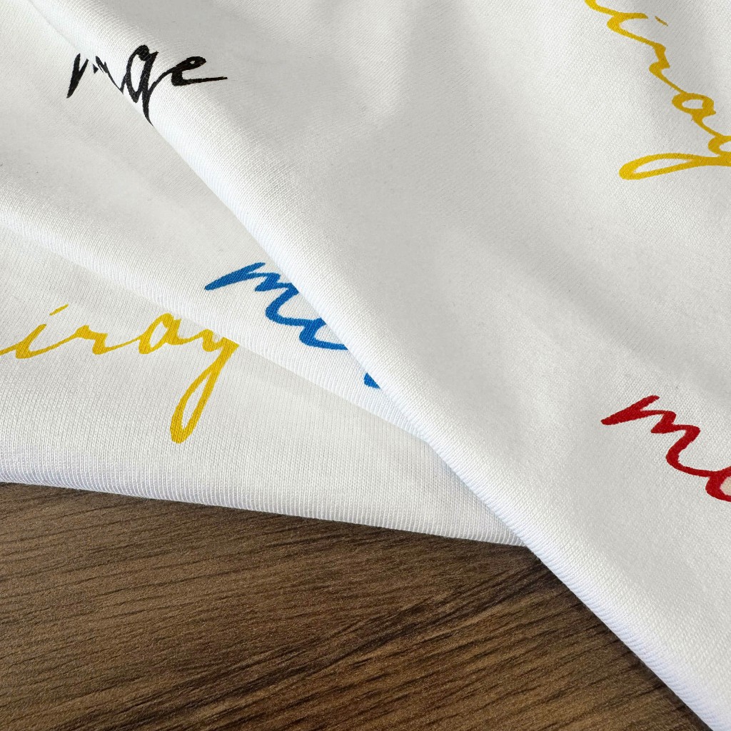 Áo Thun Mirage In Full Chữ Màu Trắng Local Brand Chất 100% Cotton Mềm Mịn Thoáng Mát