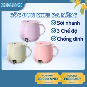 Cốc Điện Đa Năng Mini – Hâm Sữa, Đun Nước, Nấu Mì, Giữ Ấm, Nhỏ Gọn Mang Đi Du Lịch