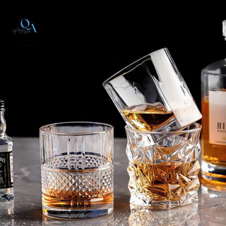 (TỔNG HỢP) Ly thủy tinh uống r.ượu ngoại, mạnh, WHISKY, CHIVAS, ROCK, MACALLAN WINE CUP sáng tạo, trong suốt