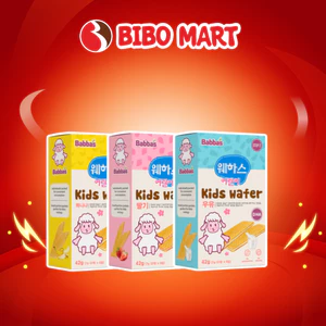 Bánh Xốp Ăn Dặm BABBA'S 42g Bổ Sung DHA Phát Triển Trí Não Cho Bé Từ 8 Tháng Tuổi - Bibo Mart