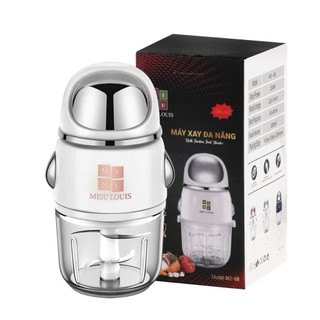 Máy Xay Đa Năng Misu Louis Cối Thủy Tinh Dày Bền 2 Lưỡi Inox Xay Sinh Tố, Thịt, Cua, xay đồ ăn dặm cho bé Cá,