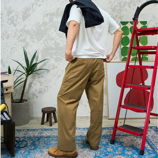 3PhầnTư - Quần Dài Work Pants Ống Đứng Vải Elasterell-P Dệt Chéo - BWPM24001