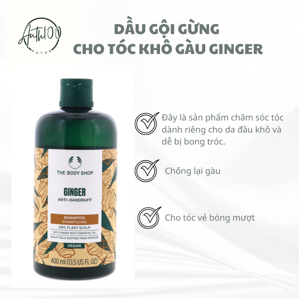Dầu gội gừng The B o d y Sh op  400ml