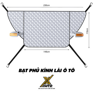 Bạt Che Nắng Kính Lái Ô Tô 4 Lớp Cao Cấp – Chống Nóng, Chống UV, Bảo Vệ Nội Thất Xe