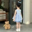Set Bộ Sát Nách Thêu Thỏ Cho Bé Gái Chất Thô Mềm Mát
