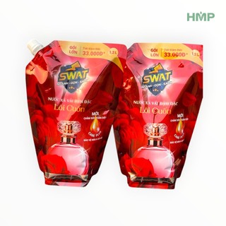 Combo 2 Túi Nước Xả Vải SWAT 1L2 Hương Nước Hoa