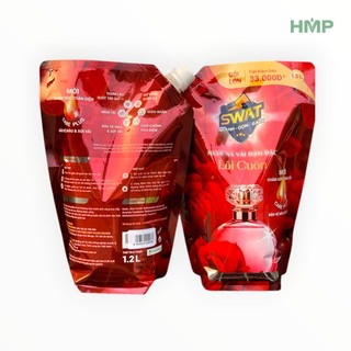 Combo 2 Túi Nước Xả Vải SWAT 1L2 Hương Nước Hoa