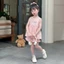 Set Bộ Sát Nách Thêu Thỏ Cho Bé Gái Chất Thô Mềm Mát
