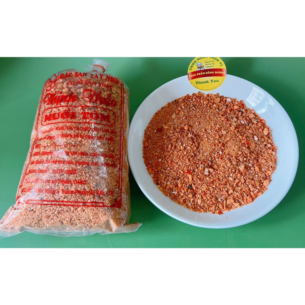 500g Muối Tôm Tây Ninh dạng Hạt loại đặc biệt