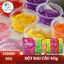 Bột Rau Câu Làm Thạch Trái Cây Nhiều Vị (40g/gói) - Thạch Dai Giòn, Thơm Mát, Đủ Vị Trái Cây Tự Nhiên