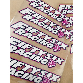 Tem Dán UV DTF FIFTYSIX RACING 20cm  Chống Nước 100% – Dán Nhựa, Kim Loại, Thủy Tinh – Dán Trang Trí Xe Máy, Xe Điện