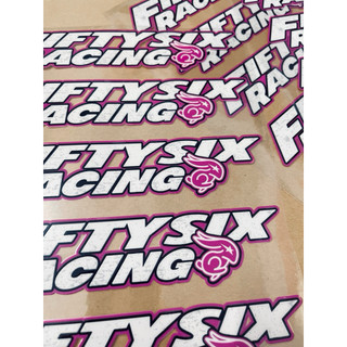 Tem Dán UV DTF FIFTYSIX RACING 20cm  Chống Nước 100% – Dán Nhựa, Kim Loại, Thủy Tinh – Dán Trang Trí Xe Máy, Xe Điện