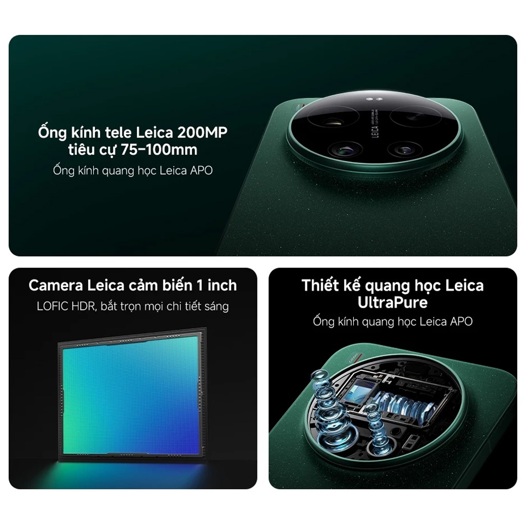 Điện thoại Xiaomi 17 Ultra 5G 16GB+512GB Chính hãng | Pin 6000mAh Siêu Lớn | Ống Kính Leica UltraPure | BigBuy360 - bigbuy360.vn
