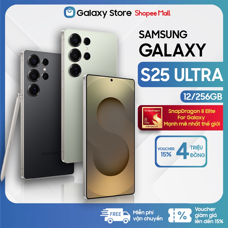 Kich T7 – Điện thoại Samsung Galaxy S25 Ultra 5G 12/256GB chính hãng – Bảo hành toàn quốc