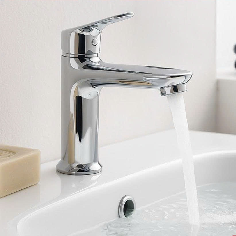 Vòi Lavabo Rửa Mặt Nóng Lạnh Hafele Lõi Đồng – Không Gỉ – BH 2 Năm