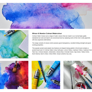 WINSOR & NEWTON COTMAN - Tuýp lẻ chọn màu 8ml - Màu nước dạng tube ♥