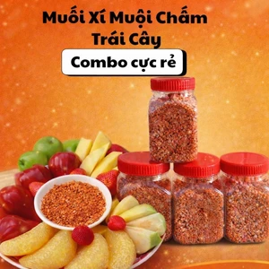 Muối Xí Muội hủ 100g - Chua Ngọt Mặn Không Gắt Hợp Chấm Trái Cây & Ăn Không