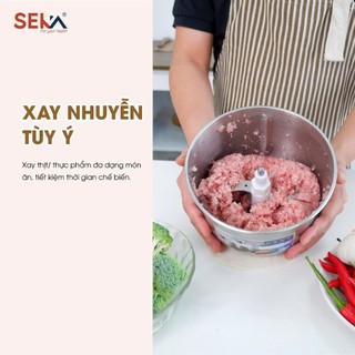 Máy Xay Thịt Đa Năng SEKA S2289 - 2 CỐI XAY 6 LƯỠI DAO MẠNH MẼ, ĐA NĂNG, TIỆN LỢI GẤP ĐÔI BẢO HÀNH 12 THÁNG