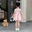 Set Bộ Sát Nách Thêu Thỏ Cho Bé Gái Chất Thô Mềm Mát