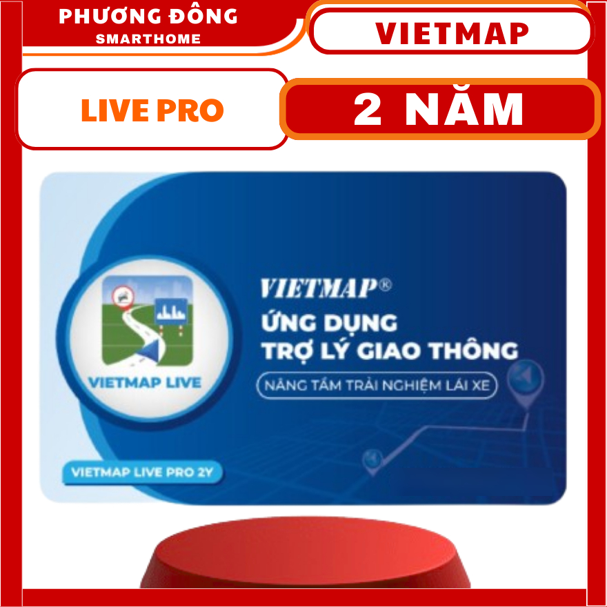 [HOẢ TỐC HCM] THẺ VIETMAP LIVE PRO - Cảnh báo camera phạt nguội, quá tốc độ, hỗ trợ Carplay và Android Auto