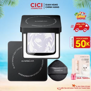 Phấn Nén Trang Điểm CARSLAN Chính Hãng Lâu Trôi Kiềm Dầu 24 Giờ Che Phủ Tốt Nhỏ Gọn Tiện Lợi 8g