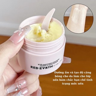 [HÀNG MỚI VỀ] RED EARTH Kem Lót RED EARTH Dưỡng Ẩm RED EARTH V10 - Che Lỗ Chân Lông Và Dưỡng Ẩm Cao Cấp MOMOKO.cosmetics
