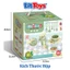 Bộ Đồ Chơi Nấu Ăn Hiệu Ứng Đèn Âm Thanh Khủng Long, Thỏ Tím ToysLit Cho Bé Giả Lập Nhiều Chi Tiết