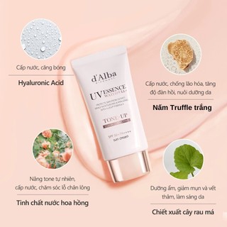 Kem Chống nắng D'Alba Nâng Tone KCN D'Alba Dưỡng Ẩm Chống UV Waterfull SunCream SPF50+ PA++++ 50ml - Skinora Beauty