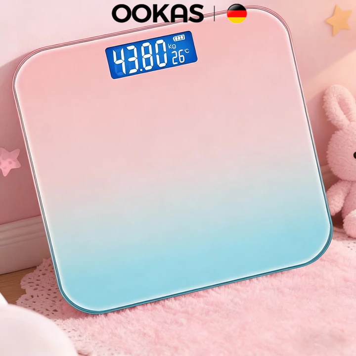Handy Digital Scale Bathroom Scale OOKAS – 120 kg – 5