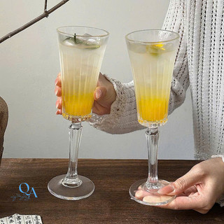 Ly cao trong suốt kiểu Pháp, ly sâm panh, ly rư.ợu vang, ly trái cây, ly cocktail,phong cách châu Âu