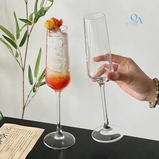 Ly cao trong suốt kiểu Pháp, ly sâm panh, ly rư.ợu vang, ly trái cây, ly cocktail,phong cách châu Âu