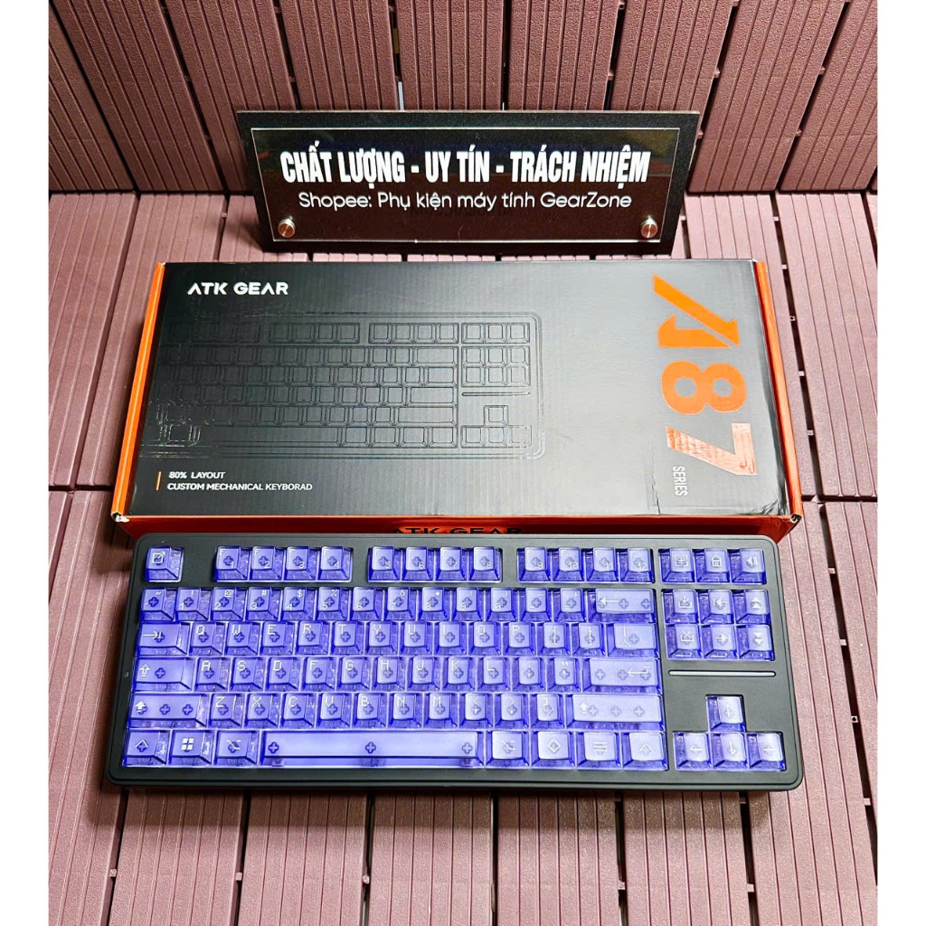 Bàn phím cơ gaming không dây ATK A87 TKL | A87 Pro | 3 modes | 1ms ...