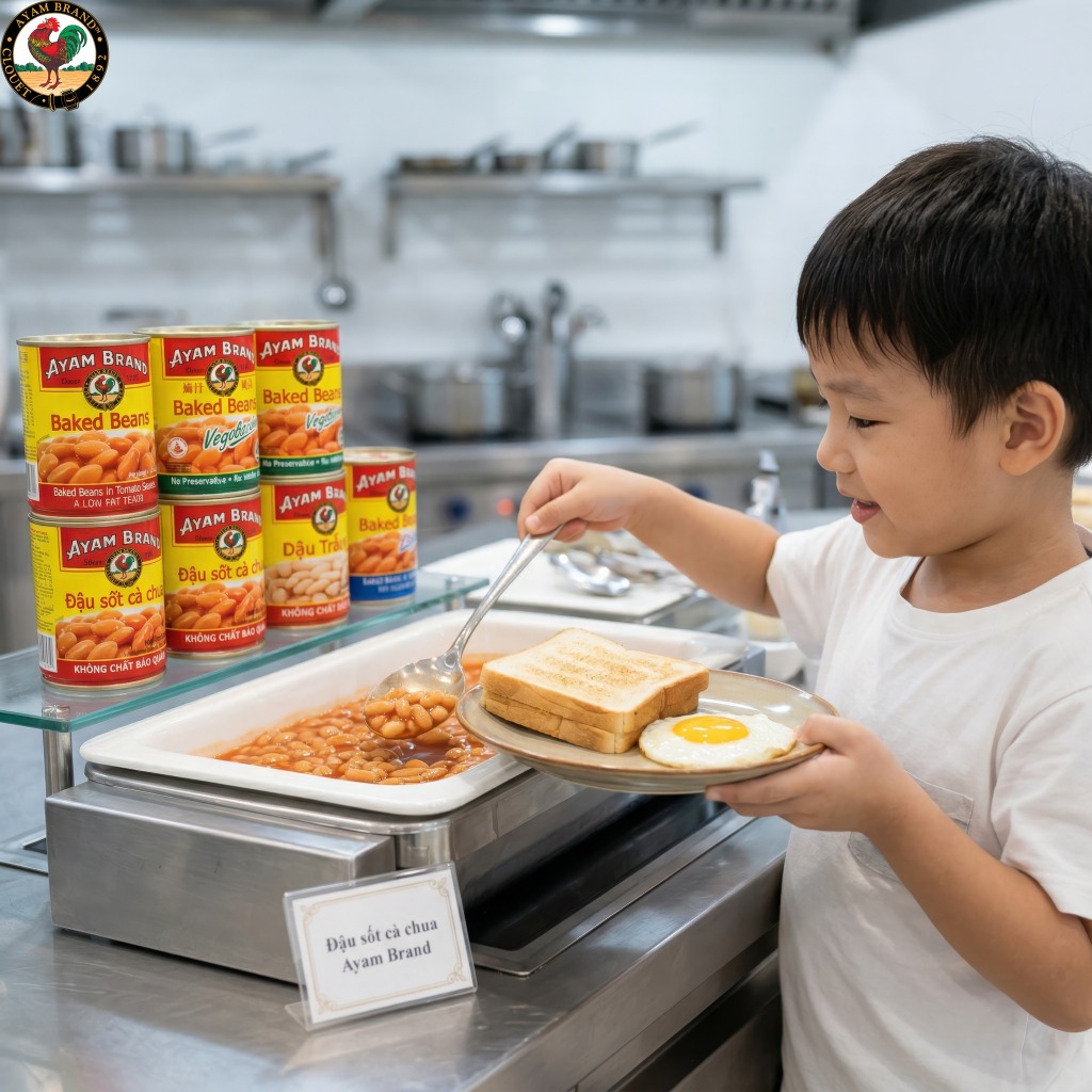 Đậu Sốt Cà Chua Ayam Brand Baked Beans 230g Và 425g Hạt To Đều Ăn Liền Hoặc Kết Hợp Với Cơm