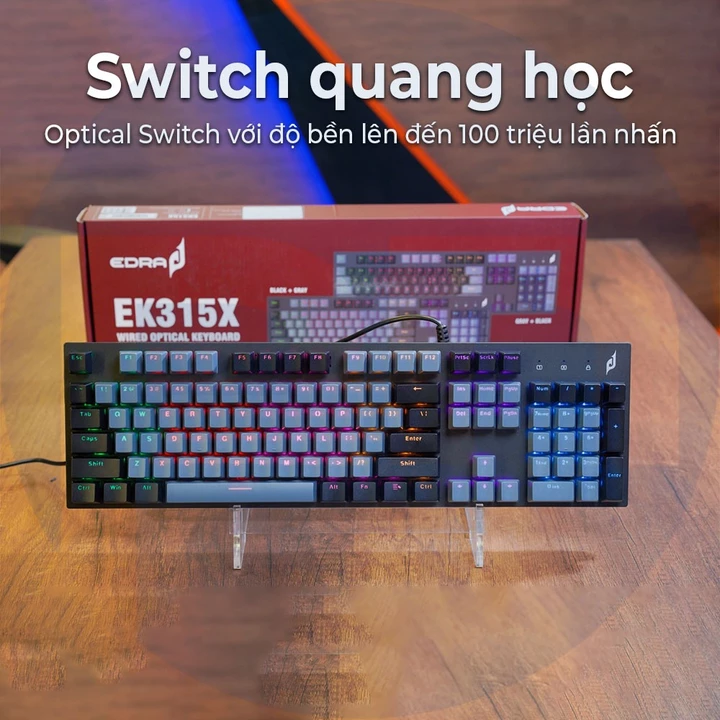 Bàn phím EK315X, bàn phím cơ gaming, bàn phím máy tính, bàn phím cơ chính hãng - Phúc Ngọc – 2