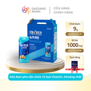 Sữa đạm pha sẵn DAESANG WELLIFE Mymeal Nu Protein Orignal vị nguyên bản 190ml set 16 hộp