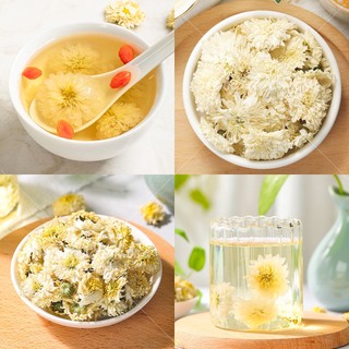 Hoa cúc trắng khô 100g, bạch cúc, trà cúc trắng, nguyên bông, dùng pha trà, nấu nước sâm - Lãn Ông